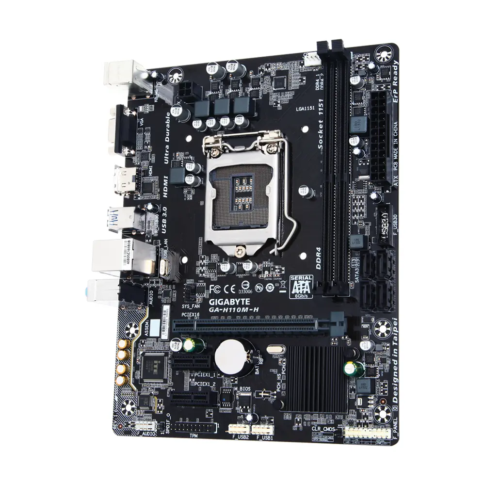 Gigabyte GA H110M H DDR4 Motherboard For Intel 6th | 7th Gen view 3